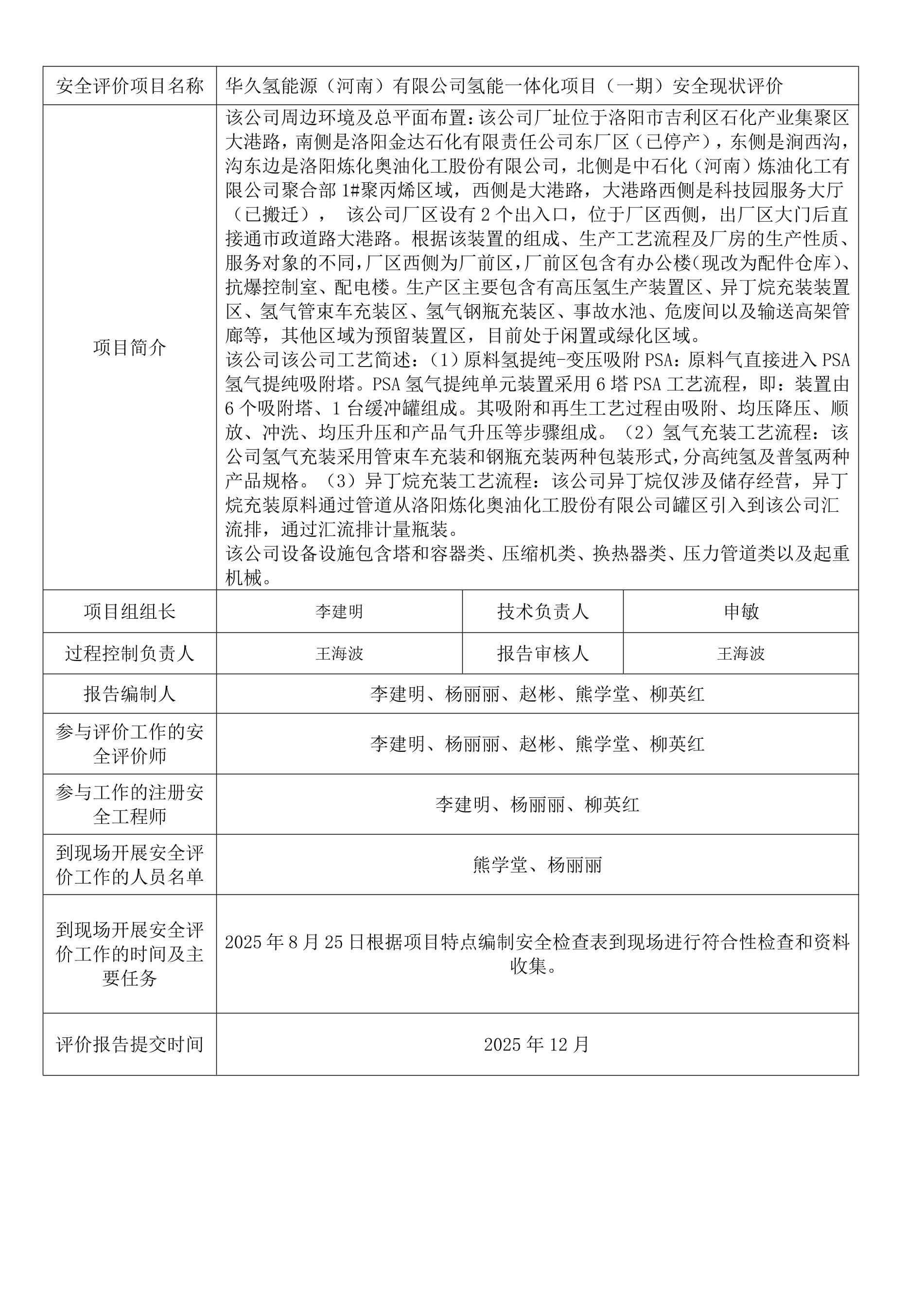 华久氢能源（河南）有限公司氢能一体化项目（一期）安全现状评价.jpeg